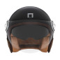 NOX PREMIUM KASK OTWARTY JET HERITAGE LEATHER KOLOR CZARNY/BRĄZOWY ROZMIAR M NOX PREMIUM KASK OTWARTY JET HERITAGE LEATHER KOLOR CZARNY/BRĄZOWY ROZMIAR M
