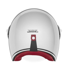 NOX PROMOCJA PREMIUM KASK OTWARTY JET HERITAGE SOLID KOLOR SREBRNY ROZMIAR XL