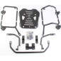 ZESTAW 3 KUFRÓW ALUMINIOWYCH SUZUKI DL650 V STORM (17-22) SREBRNE