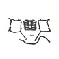 ZESTAW 3 KUFRÓW ALUMINIOWYCH BENELLI TRK 502X SREBRNE 160L ZESTAW 3 KUFRÓW ALUMINIOWYCH BENELLI TRK 502X SREBRNE 160L