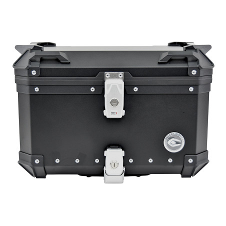 KUFER CENTRALNY ALUMINIOWY COOCASE 55L CZARNY Z TORBĄ WEWNĘTRZNĄ