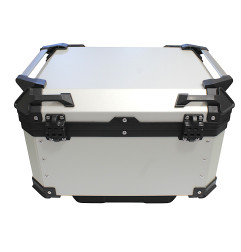 KUFER CENTRALNY ALUMINIOWY COOCASE 55L SREBRNY Z MAPĄ PL + TORBĄ WEWNĘTRZNĄ