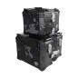 ZESTAW 3 KUFRÓW ALUMINIOWYCH (2X36L SYMETRYCZNE + 45L) COOCASE SZARY CAMO Z TORBĄ WEWNĘTRZNĄ ZESTAW 3 KUFRÓW ALUMINIOWYCH (2X36L SYMETRYCZNE + 45L) COOCASE SZARY CAMO Z TORBĄ WEWNĘTRZNĄ