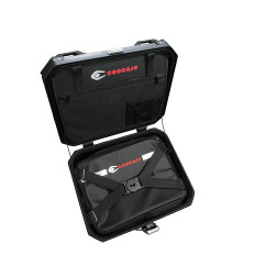 ZESTAW 3 KUFRÓW ALUMINIOWYCH (30L ASYMETRYCZNY + 36L + 45L) COOCASE SZARY CAMO Z TORBĄ WEWNĘTRZNĄ
