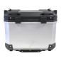 KUFER CENTRALNY POWER FORCE 47L Z MOCOWANIEM SREBRNY PLASTIKOWY