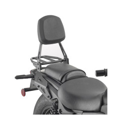 KAPPA OPARCIE PASAŻERA Z BAGAŻNIKIEM (SISIBAR) KAWASAKI ELIMINATOR 500 '24-'25, CZARNY