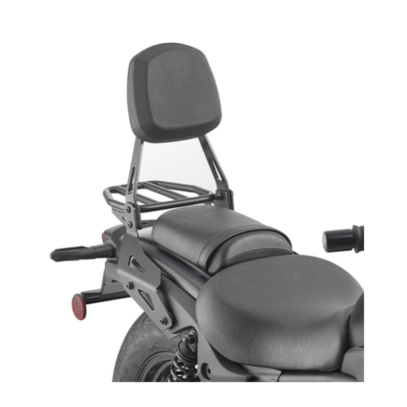 KAPPA OPARCIE PASAŻERA Z BAGAŻNIKIEM (SISIBAR) KAWASAKI ELIMINATOR 500 '24-'25, CZARNY
