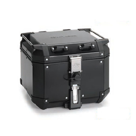 KAPPA KUFER CENTRALNY 42L MONOKEY KVG420B K'VOYAGER ALUMINIOWY KOLOR CZARNY ANODOWANY BLACK LINE