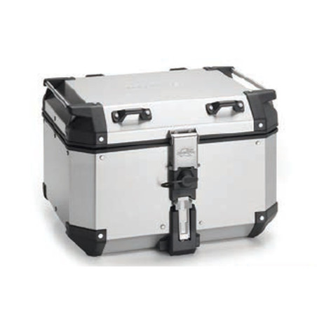 KAPPA KUFER CENTRALNY 48L MONOKEY KVG480A K'VOYAGER ALUMINIOWY KOLOR SREBRNY
