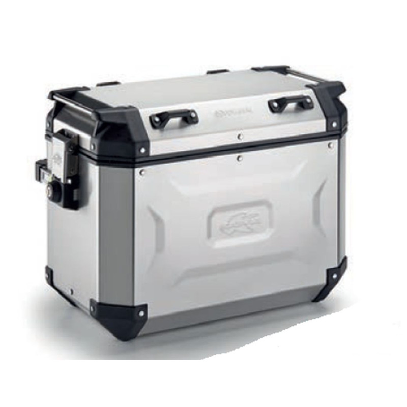 KAPPA KUFER BOCZNY 48L MONOKEY CAM SIDE KVG48A K'VOYAGER ALUMINIOWY PRAWY KOLOR SREBRNY