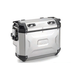 KAPPA KUFER BOCZNY 33L MONOKEY CAM SIDE KVGS33A K'VOYAGER ALUMINIOWY KOLOR SREBRNY - WCIĘTY