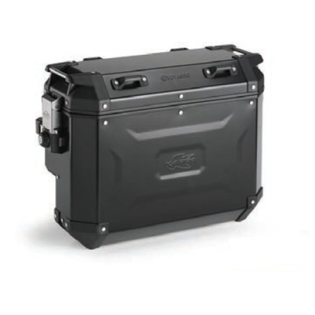 KAPPA KUFER BOCZNY 33L MONOKEY CAM SIDE KVGS33B K'VOYAGER ALUMINIOWY KOLOR CZARNY ANODOWANY - WCIĘTY