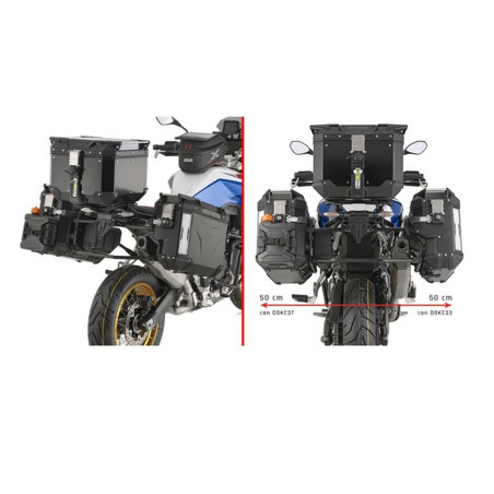 KAPPA STELAŻ KUFRÓW BOCZNYCH MONOKEY CAM SIDE BMW F 900 GS '24-, - POD KUFRY KVG K'VOYAGER ALU - PRAWY KVGS33 WCIĘTY