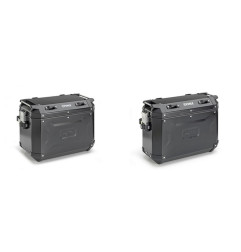 KAPPA KUFRY BOCZNE 37L MONOKEY CAM SIDE KVG37B K'VOYAGER ALUMINIOWE PRAWY / LEWY KOLOR CZARNY ANODOWANY BLACK LINE