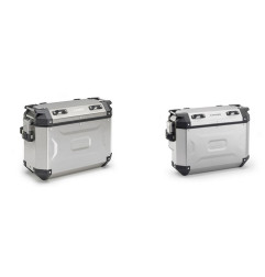 KAPPA KUFRY BOCZNE 48L MONOKEY CAM SIDE KVG48A K'VOYAGER ALUMINIOWE PRAWY / LEWY KOLOR SREBRNY