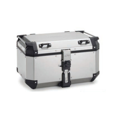 KAPPA KUFER CENTRALNY 58L MONOKEY KVG580A K'VOYAGER ALUMINIOWY KOLOR SREBRNY