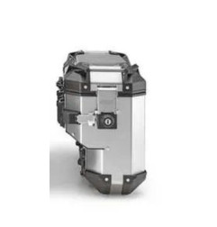 KAPPA KUFRY BOCZNE 37L LEWY I 33L PRAWY WCIĘTY MONOKEY CAM SIDE KVG37AL KVGS33AR K'VOYAGER ALUMINIOWE KOLOR SREBRNY