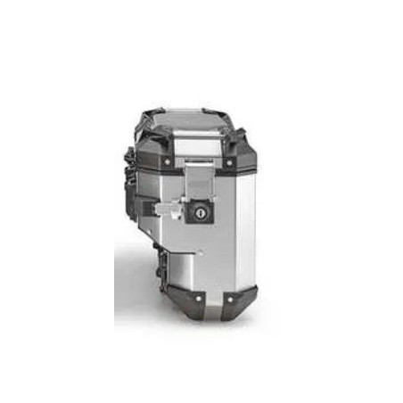 KAPPA KUFRY BOCZNE 37L LEWY I 33L PRAWY WCIĘTY MONOKEY CAM SIDE KVG37AL KVGS33AR K'VOYAGER ALUMINIOWE KOLOR SREBRNY