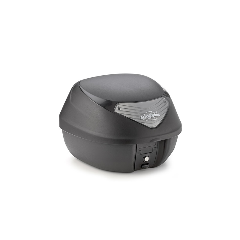 KAPPA KUFER CENTRALNY 29L MONOLOCK K29NT Z BIAŁYMI ODBLASKAMI ( ZAWIERA PŁYTĘ BEZ NAKŁADKI MASKUJĄCEJ )