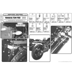 KAPPA STELAŻ KUFRA CENTRALNEGO YAMAHA TDM 900 (02-14) ( BEZ PŁYTY )