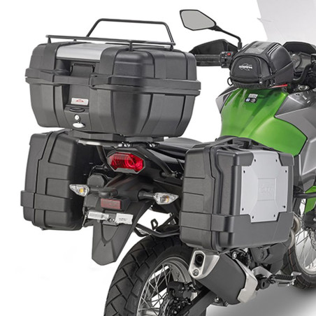 KAPPA STELAŻ KUFRÓW BOCZNYCH MONOKEY KAWASAKI Versys X 300 (17-25) - RÓWNIEŻ POD KUFRY MONOKEY KMS K'MISSION ALU