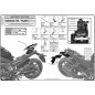 KAPPA STELAŻ KUFRA CENTRALNEGO YAMAHA FZ8 / FAZER 8 800 '10-'15 ( BEZ PŁYTY )