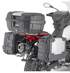 KAPPA STELAŻ KUFRÓW BOCZNYCH SZYBKIEGO MONTAŻU MONOKEY MOTO GUZZI V85 TT '19-'23 - RÓWNIEŻ POD KUFRY MONOKEY KMS K'MISSION ALU