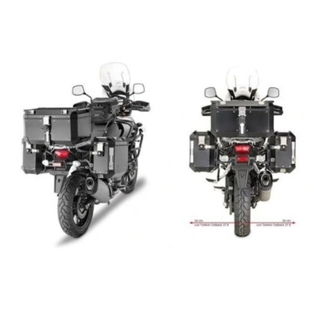 KAPPA STELAŻ KUFRÓW BOCZNYCH MONOKEY CAM SIDE SUZUKI DL 1000 V-Strom '14-'19, - POD KUFRY KFR K'FORCE ORAZ KVG K'VOYAGER ALU