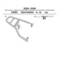 KAPPA STELAŻ KUFRA CENTRALNEGO PIAGGIO Vespa Primavera 50-125-150 (14-25), Vespa Sprint 50-125-150 (14-25) ( BEZ PŁYTY )