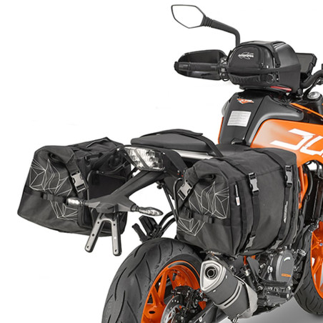 KAPPA STELAŻ POD TORBY (SAKWY) BOCZNE KTM Duke 125-390 '17-'23 - RÓWNIEŻ POD KUFRY RA314 EASY LOCK