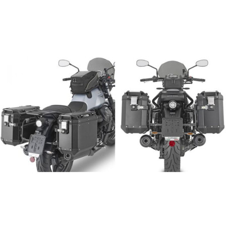 KAPPA STELAŻ KUFRÓW BOCZNYCH MONOKEY CAM SIDE MOTO GUZZI V7 STONE '21-'25 - POD KUFRY KFR K'FORCE ORAZ KVG K'VOYAGER ALU
