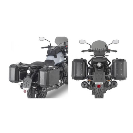 KAPPA STELAŻ KUFRÓW BOCZNYCH MONOKEY MOTO GUZZI V7 STONE '21-'25 - RÓWNIEŻ POD KUFRY MONOKEY KMS K'MISSION ALU