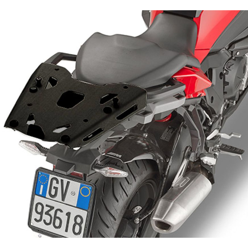KAPPA STELAŻ KUFRA CENTRALNEGO BMW S 1000 XR '20-'25 ALUMINIOWY MONOKEY - CZARNY