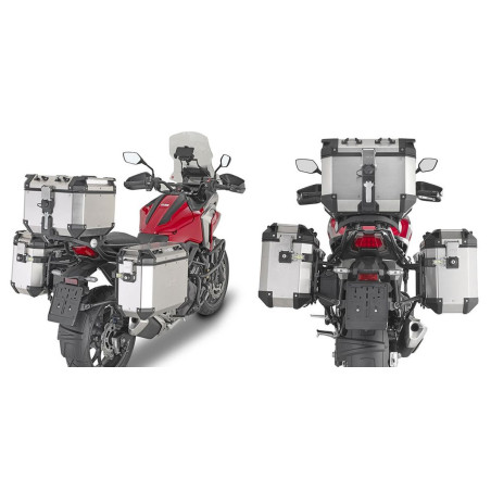 KAPPA STELAŻ KUFRÓW BOCZNYCH MONOKEY CAM SIDE HONDA NC 750X '21-'25 POD KUFRY KFR K'FORCE ORAZ KVG K'VOYAGER ALU
