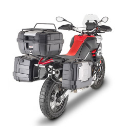 KAPPA STELAŻ KUFRÓW BOCZNYCH MONOKEY APRILIA TUAREG 660 '21 -'25 TUAREG RALLI '25 - RÓWNIEŻ POD KUFRY MONOKEY KMS K'MISSION ALU