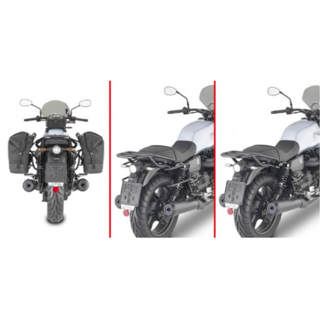 KAPPA STELAŻ POD TORBY (SAKWY) BOCZNE SZYBKIEGO MONTAŻU REMOVE-X MOTO GUZZI V7 STONE '21-'25