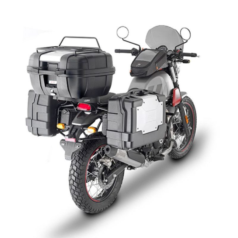 KAPPA STELAŻ KUFRÓW BOCZNYCH MONOKEY ROYAL ENFIELD SCRAM 411 '22-'24, - RÓWNIEŻ POD KUFRY MONOKEY KMS K'MISSION ALU