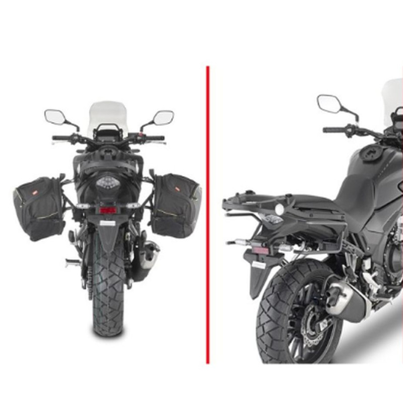 KAPPA STELAŻ POD TORBY (SAKWY) BOCZNE SZYBKIEGO MONTAŻU REMOVE-X HONDA CB 500X '19-'23,