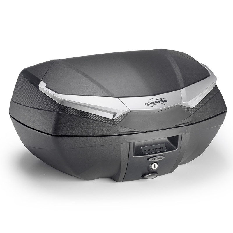 KAPPA KUFER CENTRALNY 49L MONOKEY K4900A K'VANGUARD ZE SREBRNYMI WSTAWKAMI - WYCOFANY Z OFERTY