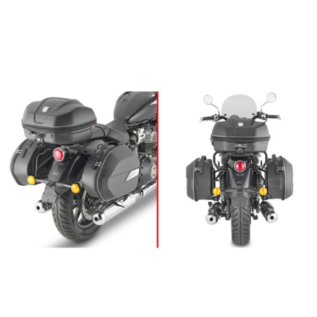 KAPPA STELAŻ KUFRÓW BOCZNYCH MONOKEY ROYAL ENFIELD SUPER METEOR 650 '23-'25, - RÓWNIEŻ POD KUFRY MONOKEY KMS K'MISSION ALU