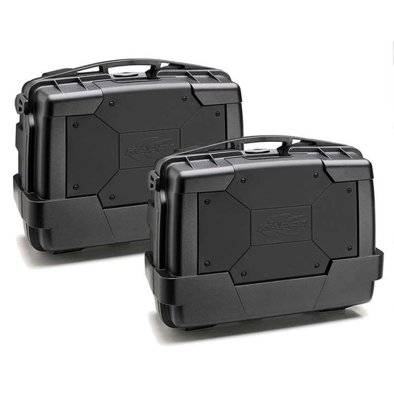 KAPPA KUFRY BOCZNE 33L MONOKEY KGR33N GARDA BLACK LINE LITE (PARA = 2SZT) + DODATKOWY ZAMEK