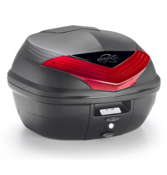KAPPA KUFER CENTRALNY 35L MONOLOCK K355N2 Z CZERWONYMI ODBLASKAMI ( ZAWIERA PŁYTĘ ) - ZASTĘPUJE K355N