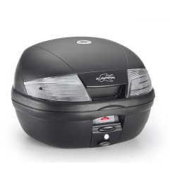KAPPA KUFER CENTRALNY 35L MONOLOCK K35NT2 ACTION Z BIAŁYMI ODBLASKAMI ( ZAWIERA PŁYTĘ ) (K35NT2) - ZASTĘPUJE K35NT