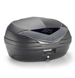 KAPPA KUFER CENTRALNY 46L MONOLOCK K466NT2 URBAN Z BIAŁYMI ODBLASKAMI ( ZAWIERA PŁYTĘ ) - ZASTĘPUJE K466NT