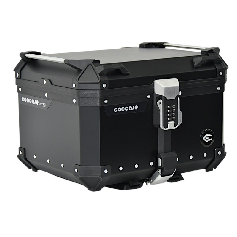 KUFER CENTRALNY ALUMINIOWY COOCASE 55L KEYLESS CZARNY