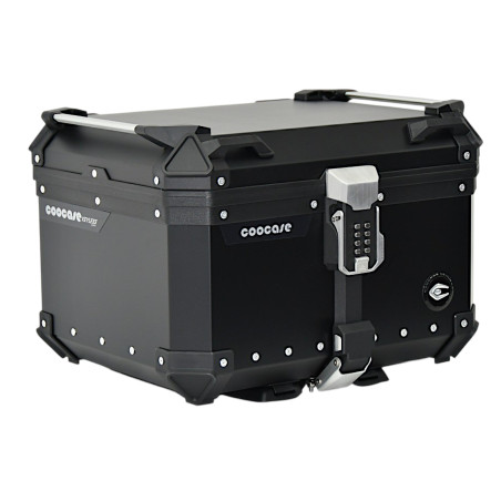 KUFER CENTRALNY ALUMINIOWY COOCASE 55L KEYLESS CZARNY