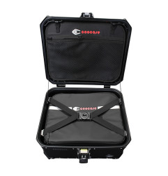 KUFER CENTRALNY ALUMINIOWY COOCASE 55L KEYLESS CZARNY