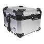 KUFER CENTRALNY ALUMINIOWY COOCASE 55L KEYLESS SREBRNY