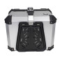 KUFER CENTRALNY ALUMINIOWY COOCASE 55L KEYLESS SREBRNY
