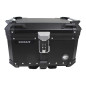 KUFER CENTRALNY ALUMINIOWY COOCASE 55L KEYLESS Z WYSUWANYM OPARCIEM CZARNY